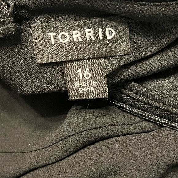 Women's TORRID Black Iridescent Sequin Dress Plus Size 16 - Picture 7 of 9